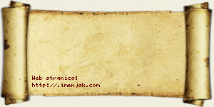 Mina Džaković vizit kartica